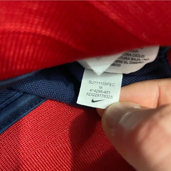 NIKE USA Soccer N98 2011 Full Zip Track Athletic Jacket Size M Blue Red Gold - Picture 6 of 10